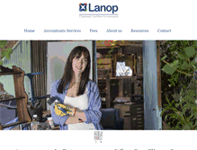 Tablet Screenshot of lanop.co.uk